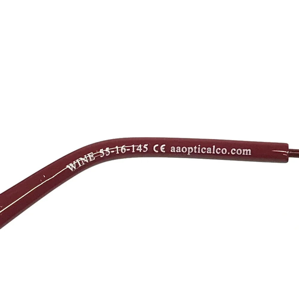 New Globe Eyeglasses Frames L5176-P WINE Purple Red Cat Eye Full Rim 55-16-145
